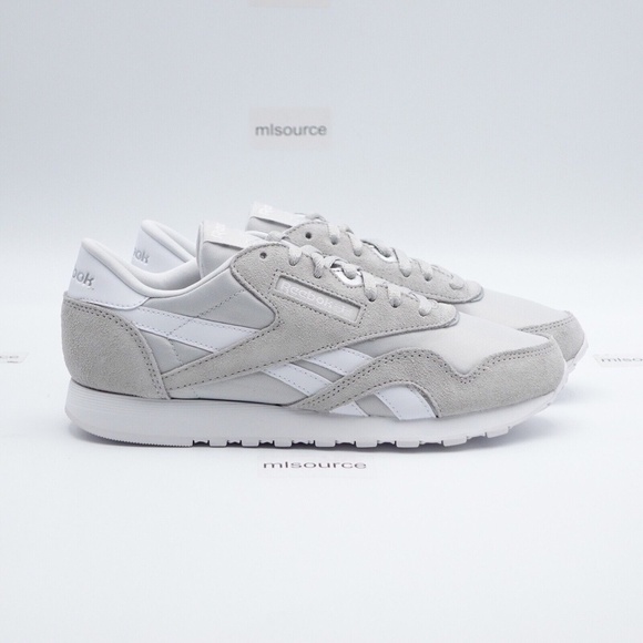 NEW Reebok Classic Nylon Slim Sneakers 100033441 Steely Fog/SteelyFog - Picture 2 of 14
